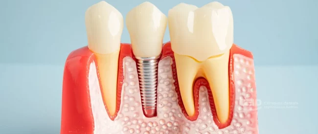 Maqueta de implantes de carga inmediata en Barcelona